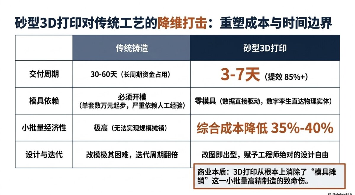 传统vs 3D打印